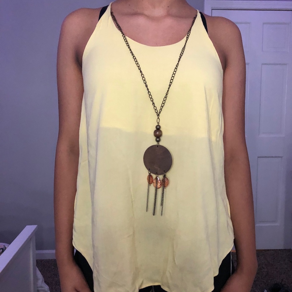 Yellow cami top